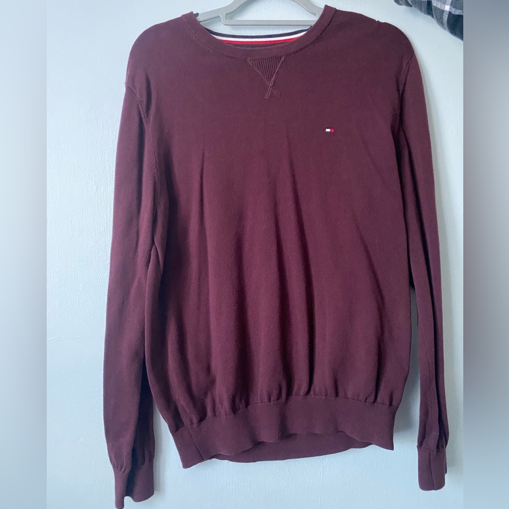 Tommy Hilfiger Crew Neck Sweater - Premium Cotton - Picture 2 of 3